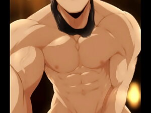 Gojo Satoru masturbandose